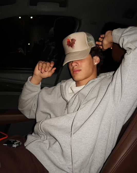 Sacred Heart - Tan Trucker