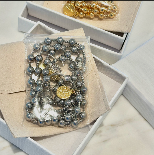 Rosary Bracelet - Silver